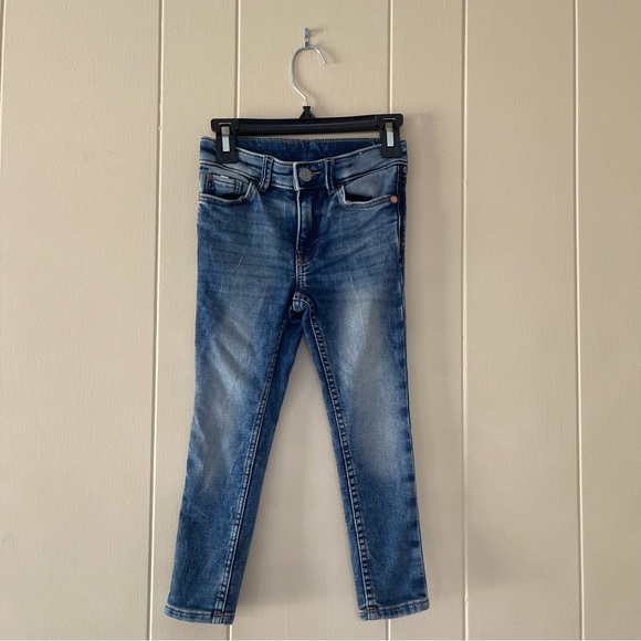 H&M Skinny Jeans Boys Size 4T Light Wash Adjustable Waist Denim New - Picture 1 of 10